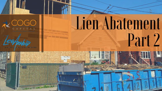 Lien Abatement: Part 2